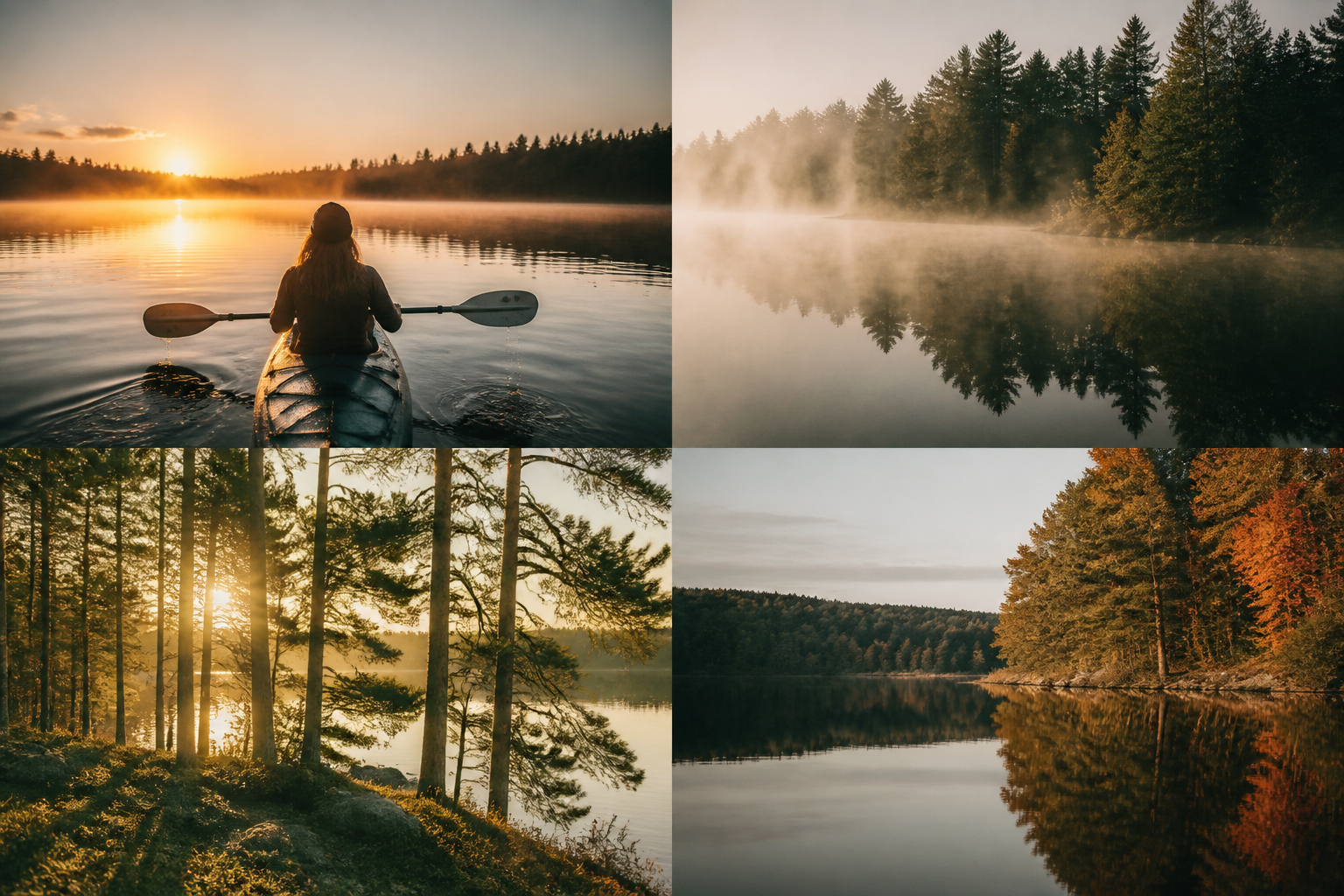 Morning on the lake, Ontario cottage country