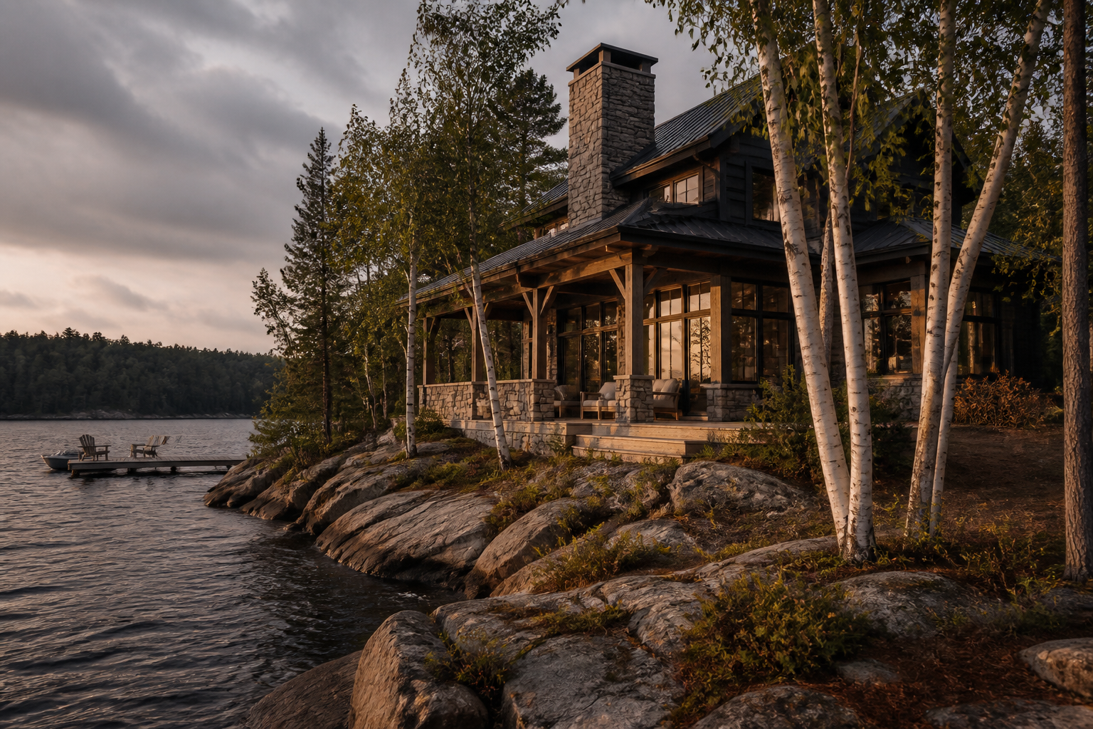 Waterfront cottage property, Ontario